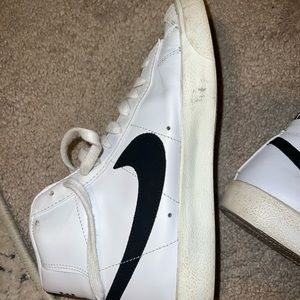 High top Nike blazers for sale! Slightly worn it but been worn less than 5 times